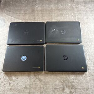 Lot Of 4 Chromebooks-Parts/Repair *see description* AS IS
